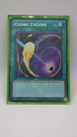 Yu-Gi-Oh! TCG Cosmic Cyclone The Dark Illusion TDIL-EN065 1st Edition Secret... - Image 1