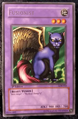 1st Edition Fusionist LOB-022 Yu-Gi-Oh Legend of Blue Eyes White Dragon - Image 1