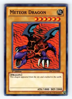 Yugioh Meteor Dragon PRC1-EN001 Super Rare - NM 💎 - Image 1