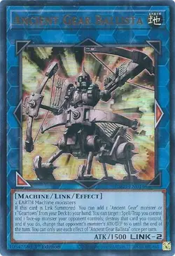 1x Ancient Gear Ballista (UR) - 1st Edit NM Eng YuGiOh - Quarter Century Bonanza - Image 1