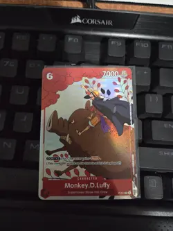 Monkey D. Luffy Holo Alt Art Rare One Piece TCG Gift Collection 2023 P-001 NM - Image 1
