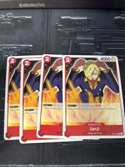 Sanji ST01-004 | ST01: Straw Hat Crew | One Piece TCG | Playset (x4) | ENG | NM - Image 1