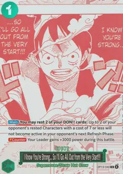 Promo Event Rare OP13-040 3rd Anniversary Treasure Campaign One Piece English - Image 1