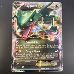 Pokemon TCG Rayquaza EX BW Promos BW47 BW Black Star Promo Holo Card HP - Image 1