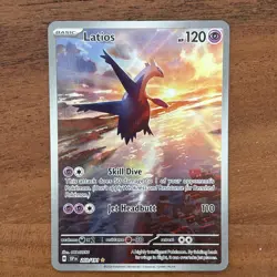 Pokemon TCG Latios 203/191 Surging Sparks Illustration Rare Card NM - Image 1