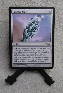 PROTEUS STAFF 2003 Magic the Gathering MIRRODIN Rare Card #230/306 - Image 1
