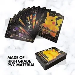 55Pcs Pokemon Card Foil PACK CARDS TCG GX Vmax GX Card Charizard Rare - Image 5