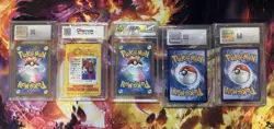 Pokemon Graded Cards Lot of 5 - Image 2