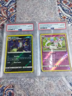 Pokemon TCG Sylveon & Umbreon PSA Card Lot Reverse Holo - Image 1