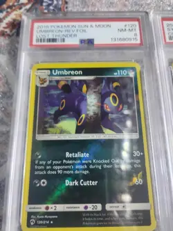 Pokemon TCG Sylveon & Umbreon PSA Card Lot Reverse Holo - Image 2