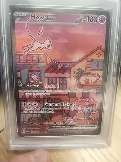 Pokemon TCG 2023 Ultra Premium Collection Mew EX Promo Card #53 PSA 9 Mint - Image 3