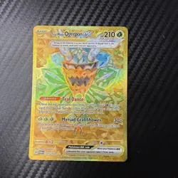 Pokemon TCG Teal Mask Ogerpon EX Twilight Masquerade Hyper Rare Card 221/167 - Image 1