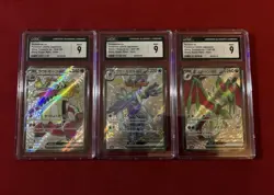 Pokemon TCG Graded Slab Lot Of 3 CGC Mint Japenese + Free Pokemon Cards - Image 1