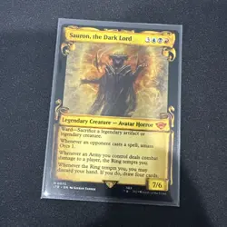 Sauron, the Dark Lord 0675 Non-Foil NM Pack Fresh Showcase Scrolls - Image 1