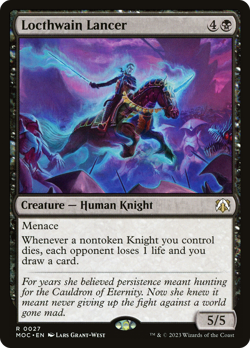 Locthwain Lancer [March of the Machine Commander] Magic MTG - Image 1