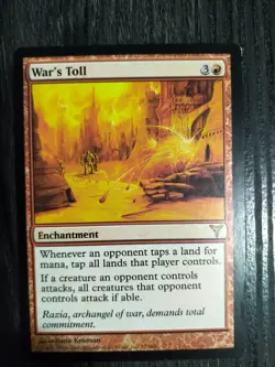 War's Toll Dissension MTG Magic the Gathering - Image 1