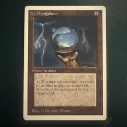 MtG Icy Manipulator: Unlimited Edition Regular MP (ACTUAL PHOTOS) - Image 1