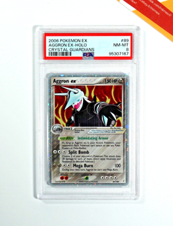 Pokemon PSA 8 Aggron Ex #89 Holo EX Crystal Guardians 2006 English - Image 1