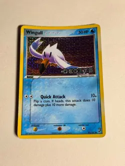 Pokemon TCG Wingull Ex Deoxys Stamped Holo 81/107 - Read Description - Image 1