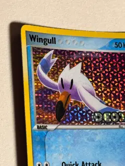 Pokemon TCG Wingull Ex Deoxys Stamped Holo 81/107 - Read Description - Image 4