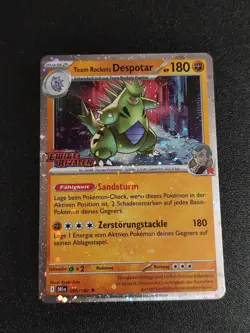 Pokemon Karte Team Rockets Despotar DRI 096 Prerelease Promo Holo Deutsch - Image 1