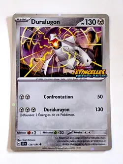 CARTE POKEMON DURALUGON 129/191 PROMO STAMP EXCLU SPECIALE AUCHAN FR - Image 1