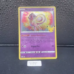 Carte Pokemon MEW 011/025 Holo Celebrations 25ans FR Near Mint - Image 1