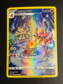 Magmortar GG03/GG70 Crown Zenith Galarian Gallery Full Art Pokemon NM - Image 1