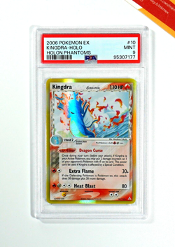 Pokemon PSA 9 Kingdra #10 Holo Ex Holon Phantoms 2006 English - Image 1