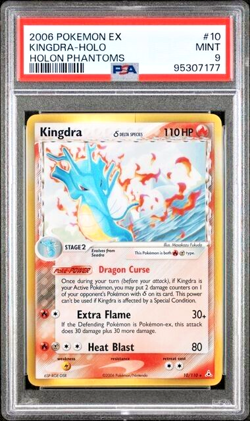 Pokemon PSA 9 Kingdra #10 Holo Ex Holon Phantoms 2006 English - Image 2