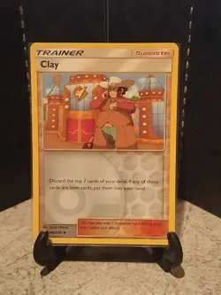Pokemon TCG Cosmic Eclipse - Clay 188/236 (Reverse Holo) - Image 1