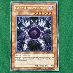 Yugioh Caius The Shadow Monarch SDDE-EN001 Ultra Rare 1st Ed NM/M - Image 1