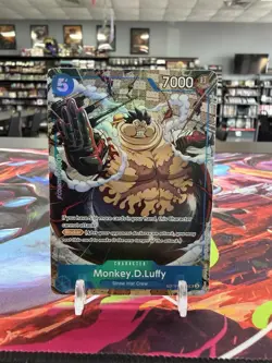 One Piece TCG Monkey.D.Luffy OP11-058 Carrying On His Will OP13 Treasure Rare TR - Image 1