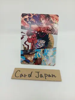 Luffy Ace Sabo Shonen Jump Special Pack Promo ONE PIECE Card Japanese - Image 1