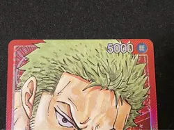 ONE PIECE Card Game Promo Roronoa Zoro Alt Art OP01-001 L ROMANCE DAWN TCG Japan - Image 2