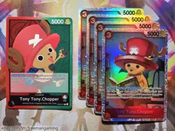 One Piece TCG Tony Tony.Chopper Deck 61 Card Red Green OP08-001 007 015 - Image 2
