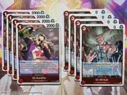 One Piece TCG Tony Tony.Chopper Deck 61 Card Red Green OP08-001 007 015 - Image 3