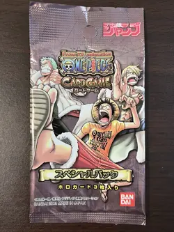 One Piece Card Game Jump Special Pack Holo Card Luffy/Zoro/Sanji Sealed - Image 1