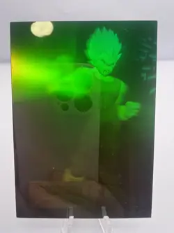 Dragon Ball Z Amada 3D Hologram Card Super Saiyan Vegeta Japanese - Image 1