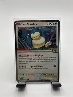 Pokemon TCG Hop's Snorlax GameStop Promo Card 117/159 Journey Together NM - Image 1