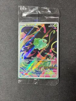 Sealed Bulbasaur Mega Evolution Stamped Pokemon Card 133/132 - Image 1