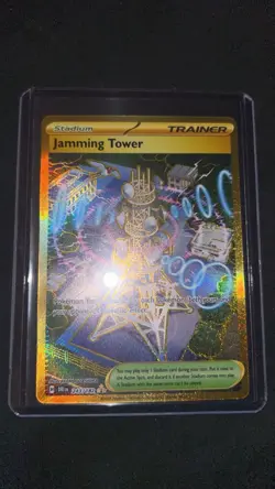 Pokemon TCG Trainer Jamming Tower Card 243/182 Destined Rivals - Image 1