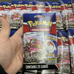 Lot of 20 Pokemon TCG Mystery Pack w/ Foil Card -MJ Holding Company 2024 Walmart - Image 2