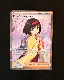 Pokemon Card TCG - Erika's Invitation 196/165 - Scarlet & Violet 151 - NM ⭐ - Image 1