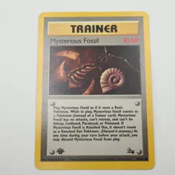 Mysterious Fossil 62/62 Fossil 1st Edition Common 1999 WoTC Pokemon TCG Card NM - Image 5