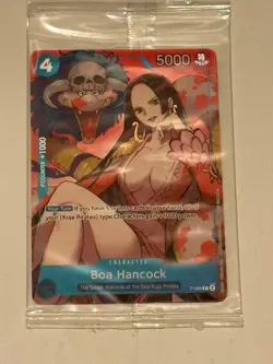 One Piece English Boa Hancock Foil Promo Card P-066 - Sealed Battle Kit Vol 2 - Image 1