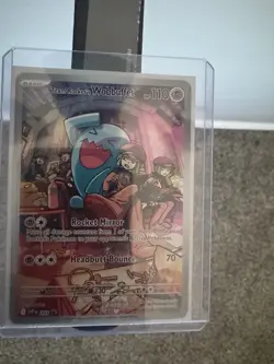 Team Rocket's Wobbuffet 203 Sv: Scarlet & Violet Promo Cards Holo - Image 3