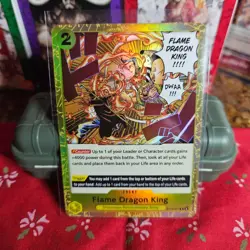 Flame Dragon King ST13-017 English Three Brothers Bond One Piece Card - Image 1