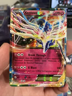Xerneas EX XY07 - LP BLACK STAR PROMO XY - Pokemon 2014 TCG Card - Image 1