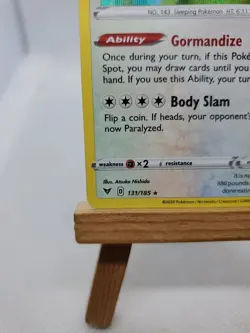 Snorlax 131/185 Holographic Rare Vivid Voltage Pokemon TCG Trading Card - Image 4